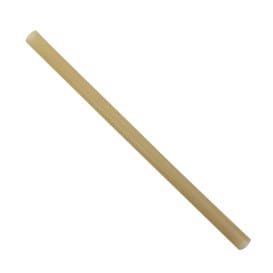 Pajita Eco Recta de Caña de Azúcar Ø1,2cm 25cm (50 Uds)