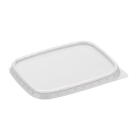 Tapa PP para Ensaladeras Deli2Go Kraft 10,8x8,2cm (20 Uds)