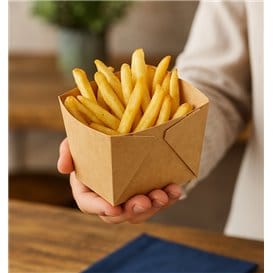 Ensaladera Deli2Go Kraft 375ml 10,8x8,2x7cm (50 Uds)