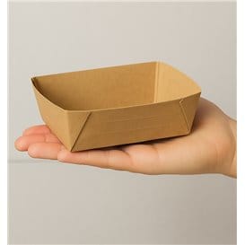 Ensaladera Deli2Go Kraft 125ml 10,8x8,2x3,5cm (125 Uds)