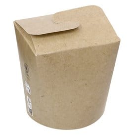 Envase de Comida para Llevar Kraft 529ml (500 Uds)
