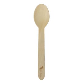 Cuchara de Madera “Soft” 16cm (2.400 Uds)