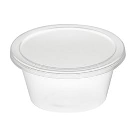 Tarrina PP Transparente para Salsas con Tapa 60ml (2.000 Uds)