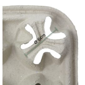 Bandeja 4 Portavasos de Cartón (220 Uds)