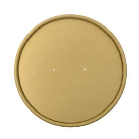 Tapa de Cartón Kraft para Tarrinas de Ø11,7cm (25 Uds)