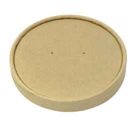 Tapa de Cartón Kraft para Tarrinas de Ø11,7cm (375 Uds)
