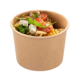 Tarrina Cartón Kraft Multi-Food 550ml Ø11,5cm (50 Uds)