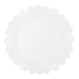 Rodal de Papel Calado Blanco Litos Ø14cm (2.000 Uds)