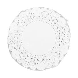 Rodal de Papel Calado Blanco Litos Ø9cm (2.000 Uds)