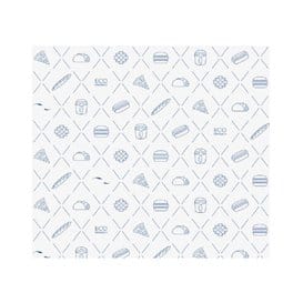 Envuelta Antigrasa Eco Azul 30x30cm (5.000 Uds)