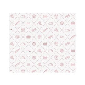 Envuelta Antigrasa Eco Roja 30x30cm (5.000 Uds)
