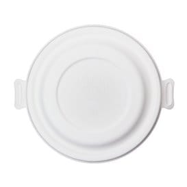 Tapa de Fibra Moldeada con Pestañas para envase 470ml (50 Uds)
