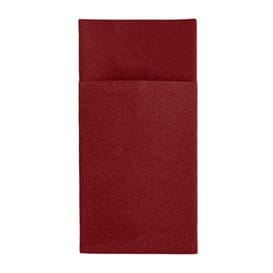 Servilleta Kanguro Airlaid Rojo 40x40cm (30 Uds)
