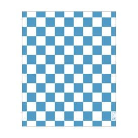 Envuelta Antigrasa “Vichy” Azul 20x24,5cm (1.000 Uds)