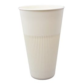 Vaso Reutilizable Durable PP Crema 470ml Ø9,6cm (300 Uds)