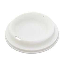 Tapa Reutilizable Durable PP Crema para Vaso Ø9,6cm (50 Uds)