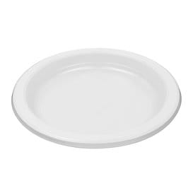 Plato Reutilizable PS Llano Blanco 16,5cm (50 Uds)
