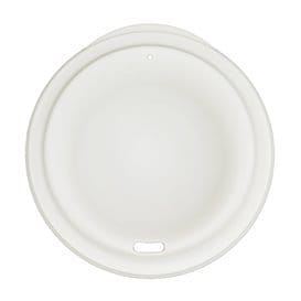 Tapa Reutilizable Durable PP Crema para Vaso Ø9,6cm (600 Uds)
