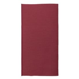 Servilleta Canguro de Papel Punta-Punta 40x40cm Burdeos (30 Uds)