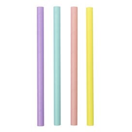 Caña de Papel Recta Colores Ø1,2cm 20cm (50 Uds)