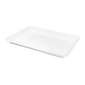 Bandeja Caña de Azúcar Blanca de Azúcar 24,5x17,5cm (500 Uds)