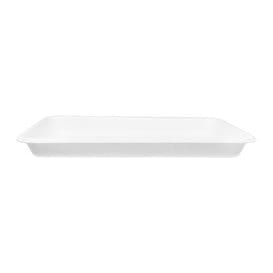 Bandeja Caña de Azúcar Blanca de Azúcar 22,5x16cm (500 Uds)