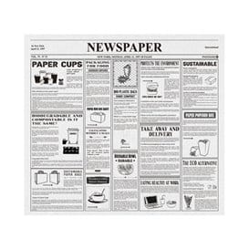 Envuelta Antigrasa "Periodico" 28x31cm (1000 Uds)