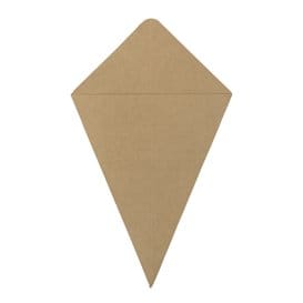 Cono Kraft Pestaña para Salsa 26,5cm 250g (50 Uds)