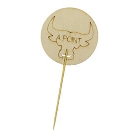 Palillo de Cocina de Bambú “A Point” 9cm (60 Uds)