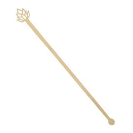 Agitador de Bambú Flor de Loto para Bebida 18cm (600 Uds)