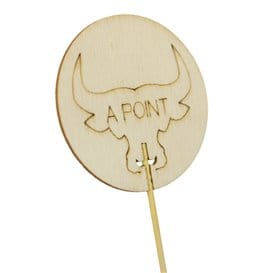Palillo Marcador Al Punto “A Point” 9cm (60 Uds)