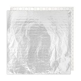 Envuelta Aluminio Antigrasa Plata 41x41cm (500 Uds)