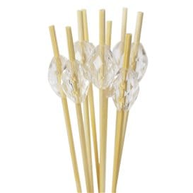 Pincho de Bambú Diamante 9cm (100 Uds)