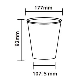 Vaso Mojito Reutilizable Irrompible PP Transparente 480ml (500 Uds)
