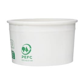 Tarrina de Cartón para Helados Ecológica 100ml (65 Uds)