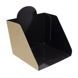 Pala de Cartón para Hamburguesa  12x12x10cm (600 Uds)