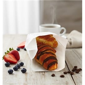 Bolsa de Papel Blanca 12+6x20cm (1.000 Uds)