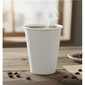 Vaso Cartón Blanco 9Oz/280ml Ø8,0cm (1000 Uds)