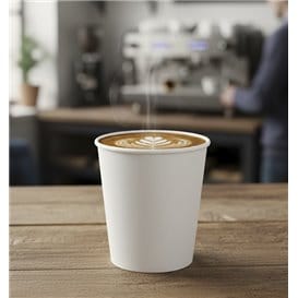 Vaso Cartón Blanco 4Oz/120ml Ø6,2cm (80 Uds)