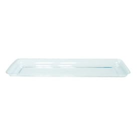 Bandeja Plastico Degustacion Water Green 6,5x19 cm 