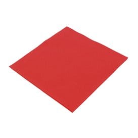 Servilleta Airlaid Rojo 40x40cm (50 Uds)