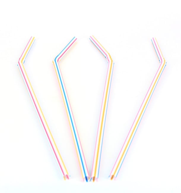 Pajita Flexible para Bebidas Ø5mm 23cm Pajita Flexible para Bebidas Ø5mm 23cm