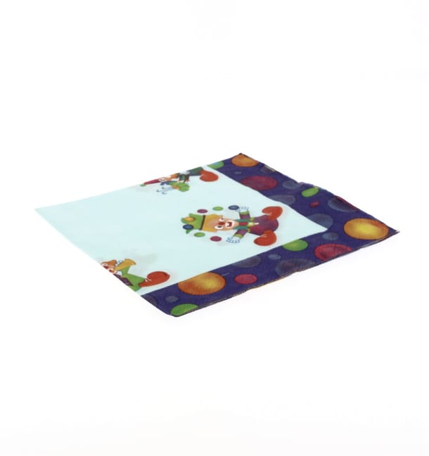 Servilleta de Papel 33x33 Diseño Payasos Servilleta de Papel 33x33 Diseño Payasos