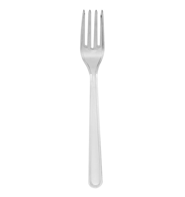 Tenedor de Plastico Magnum Transparente 185mm Tenedor de Plastico Magnum Transparente 185mm