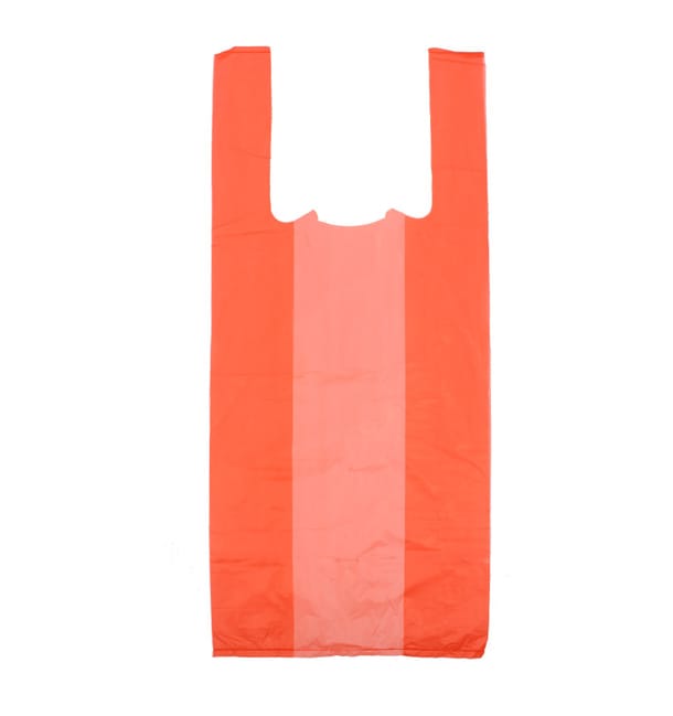 Bolsa Plastico Camiseta 35x50cm Roja Bolsa Plastico Camiseta 35x50cm Roja