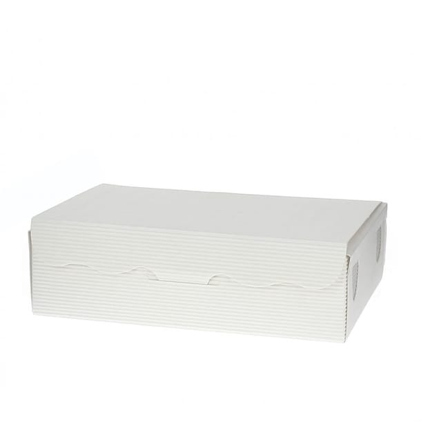 Caja para Dulces y Bombones Blanca 14x8x3,5cm 250g 