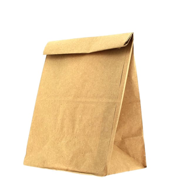 Bolsa de Papel Sin Asas Kraft Marron 16+9x28cm (1000 Uds) Bolsa de Papel Sin Asas Kraft Marron 16+9x28cm (1000 Uds)