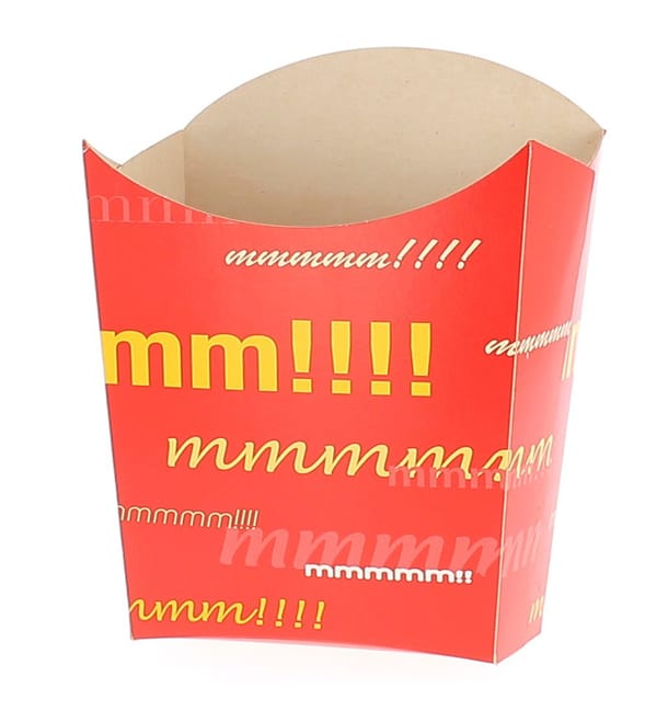 Caja para Fritas Grande 8,2x3,3x14,9cm Caja para Fritas Grande 8,2x3,3x14,9cm