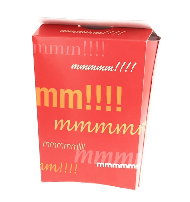 Caja Cerrada para Fritas Caja Cerrada para Fritas