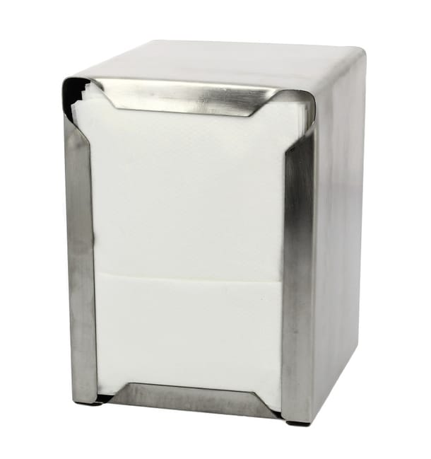 Dispensador Servilletero Inoxidable Miniservis 17x17 Dispensador Servilletero Inoxidable Miniservis 17x17